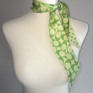Coach silk scarf